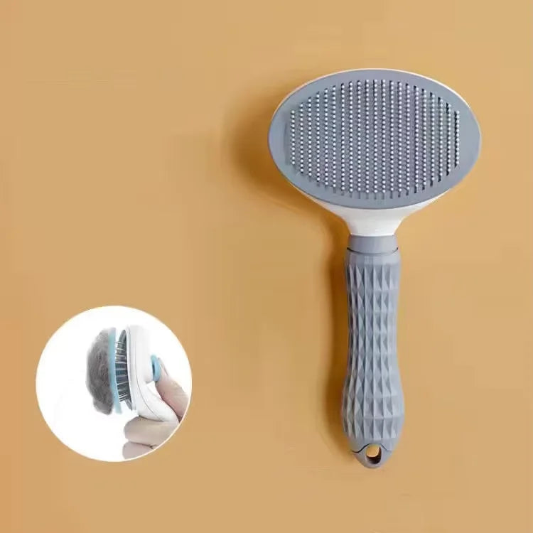 Pet Dog Hair Brush Cat Comb Stainless Steel Grooming Brush for Long Hair Dogs Cats Detangling Shedding Tool Pet Accessories