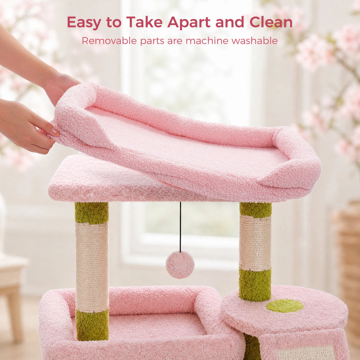 PAWZ Road Indoor Cat Tree With Sisal Scratching Post Perch