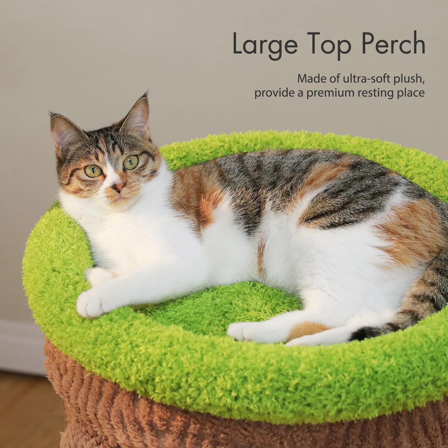 PAWZ Road Large Cat Tree With Four Condos And Scratching Post
