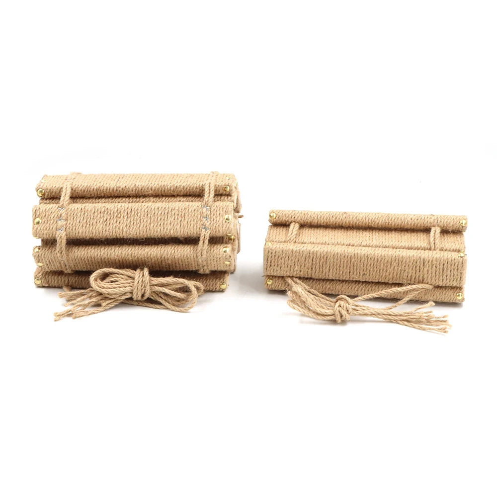 39.4" Cat Bridge for Cage Sisal Rope Ladder Wooden Pet Furniture Kitten Step Scratcher Toys Scratching Post Tree Cat Accessories