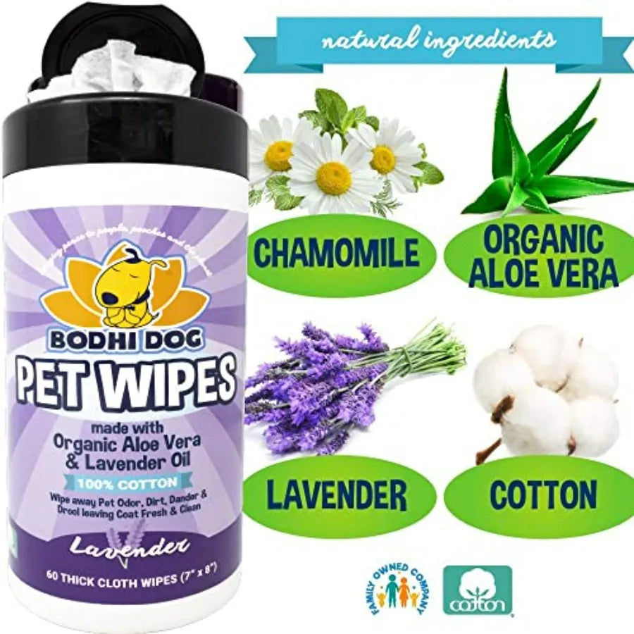 Pet Wipes For Dogs And Cats Paraben SLS Free Gentle