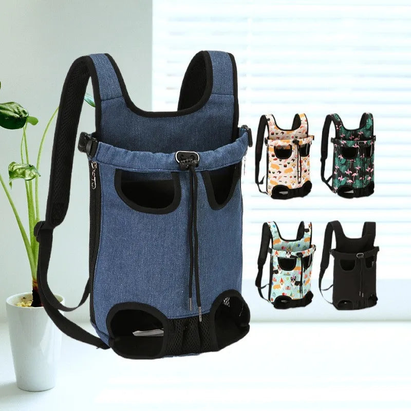 Adjustable Pet Carrier Backpack For Cats And Small Dogs