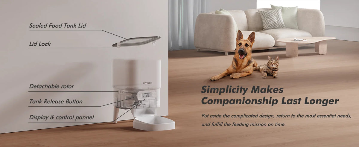 Nityers Smart Automatic Pet Feeder With Remote Control
