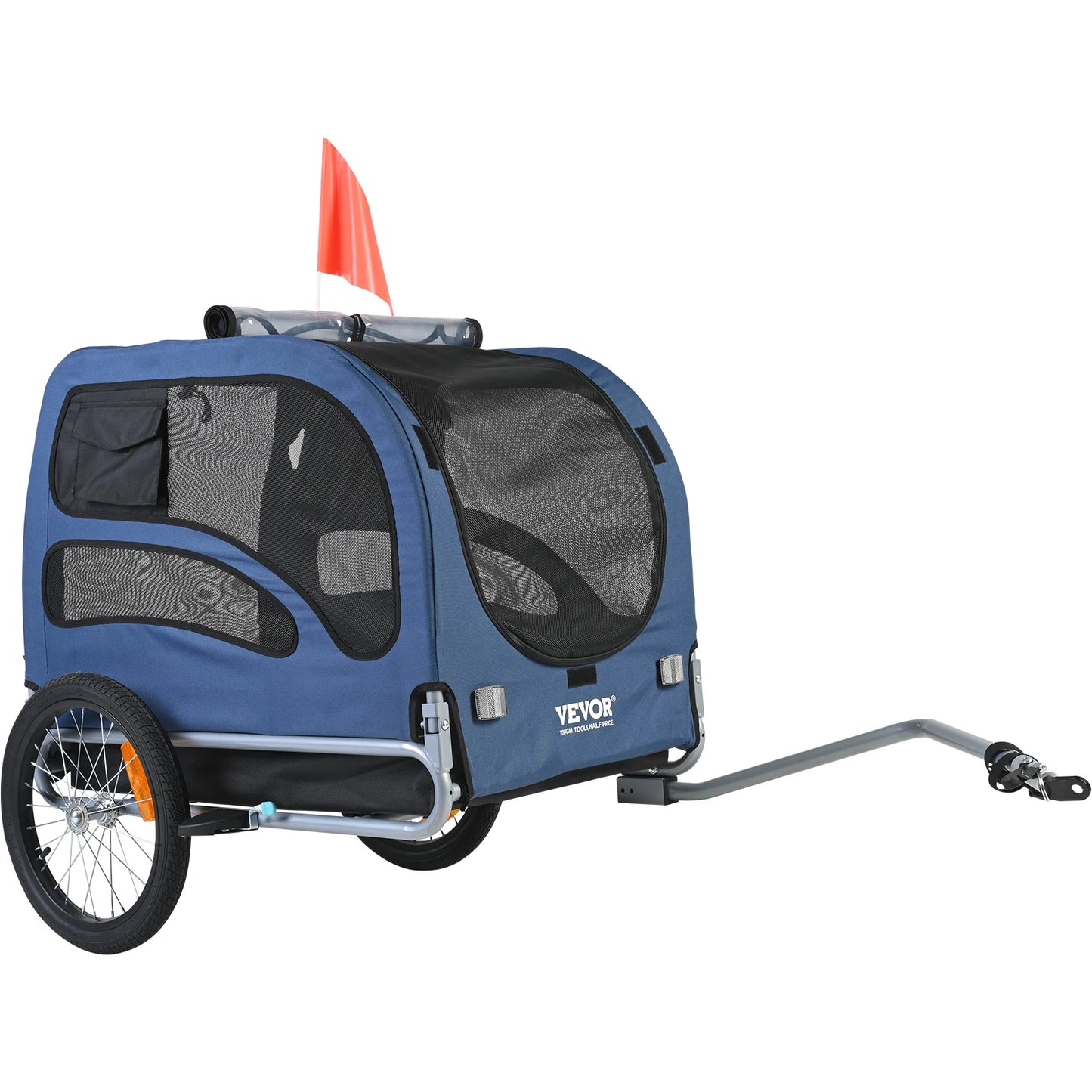 SucceBuy 100 Lb Pet Bicycle Trailer Carrier for Dogs