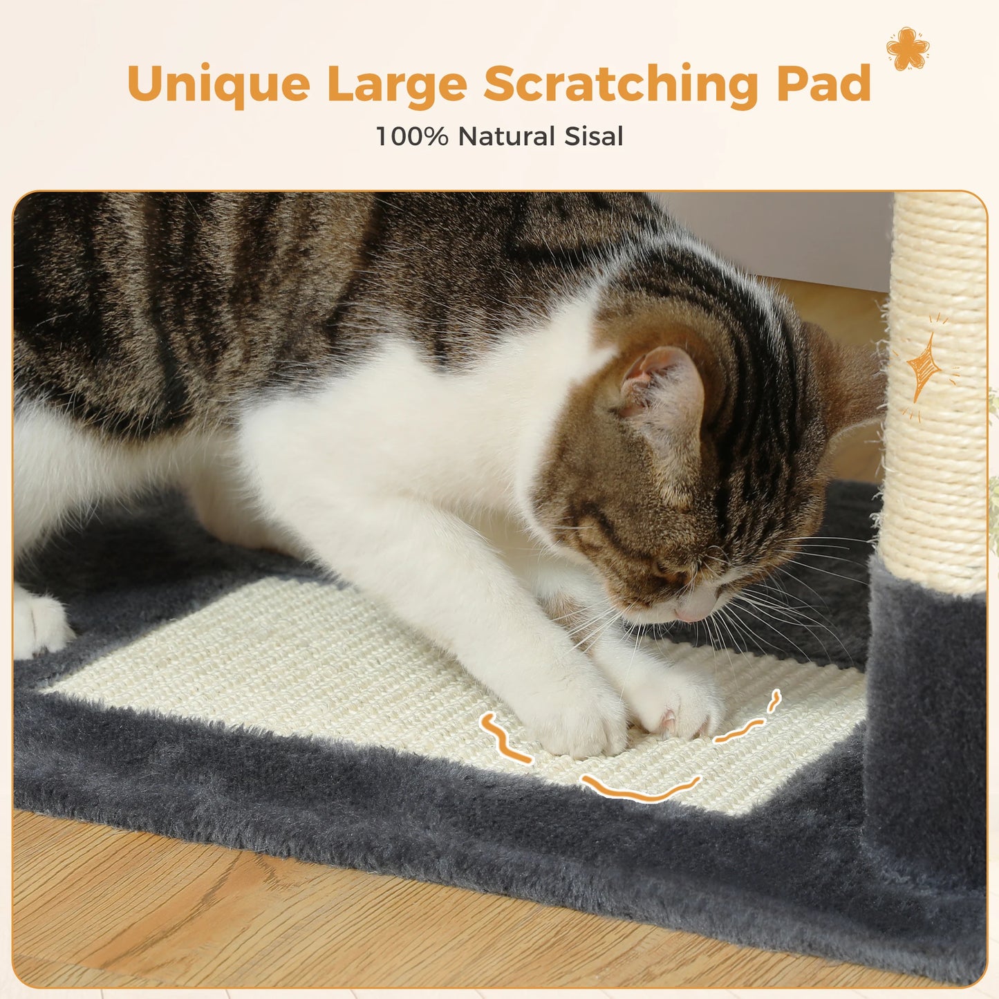 PAWZ Road Cat Tree And Tower With Indoor Scratching Posts