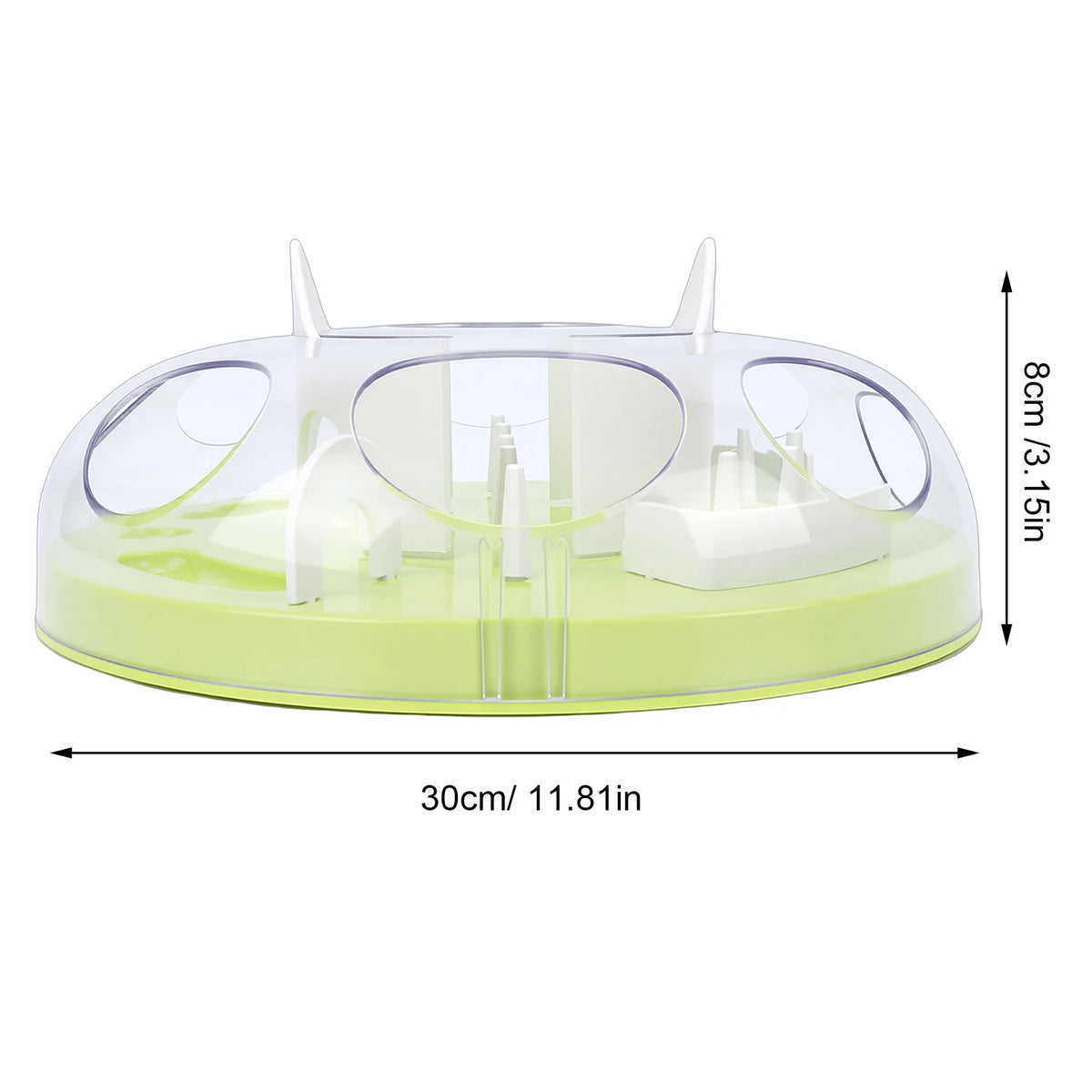 Interactive Cat Puzzle Feeder Slow Food Dispenser Toy For Cats by Annie N Poe Cattastic Supplies