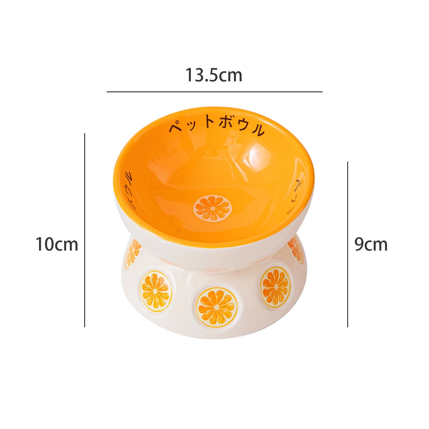 Japanese Ceramic Elevated Cat Bowl Puppy Dog Snacks Water Food Bowl For Cats Raised Cat Feeder Drinker Pet Supplies Accessories