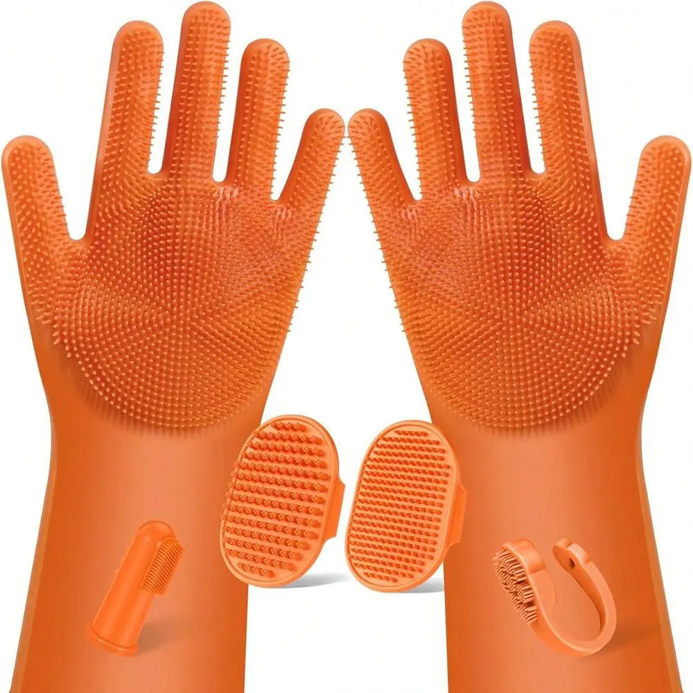 Grooming Bath Supplies For Dogs, Cats Dog Washing Gloves Dog Bath Brush Dog Shower Brush Pet Grooming Gloves Dog Grooming Kit P
