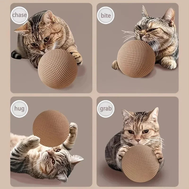 Durable Sisal Cat Ball Toy With Interactive Chew Feature