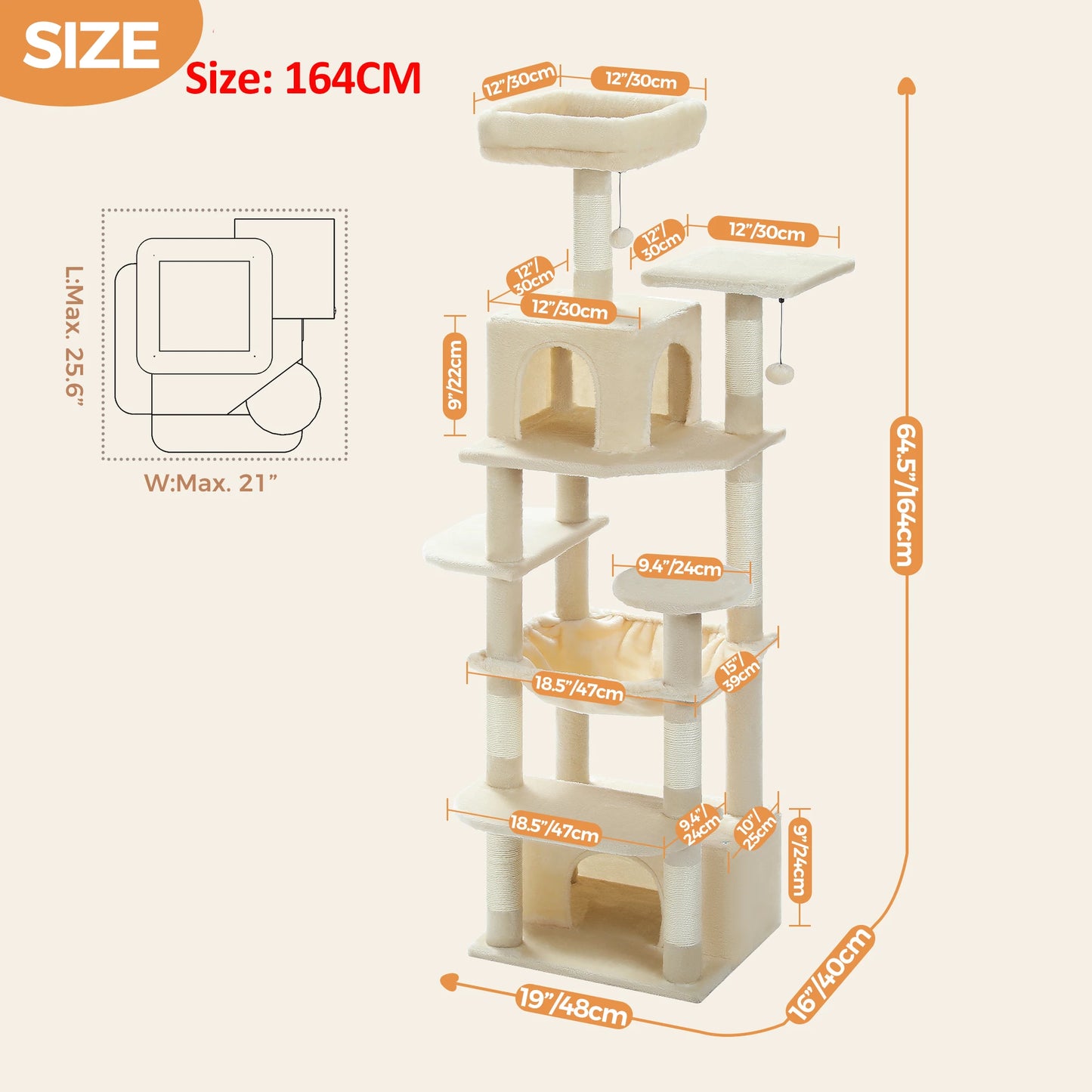 PAWZ Road Cat Tree And Tower With Indoor Scratching Posts