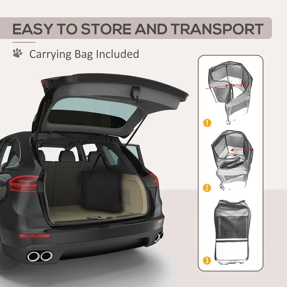 Portable Pet Playpen With Carry Bag For Dogs And Cats