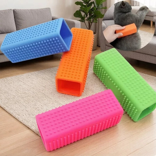 Silicone Hollow Rubber Dog Hair Brush Remover Cars Furniture Carpet Clothes Cleaner Brush for Dogs Pet Supplies Dog Hair Remover
