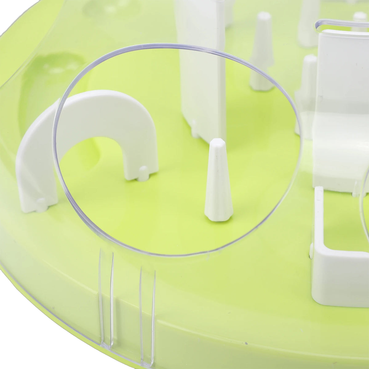 Interactive Cat Puzzle Feeder Slow Food Dispenser Toy For Cats by Annie N Poe Cattastic Supplies
