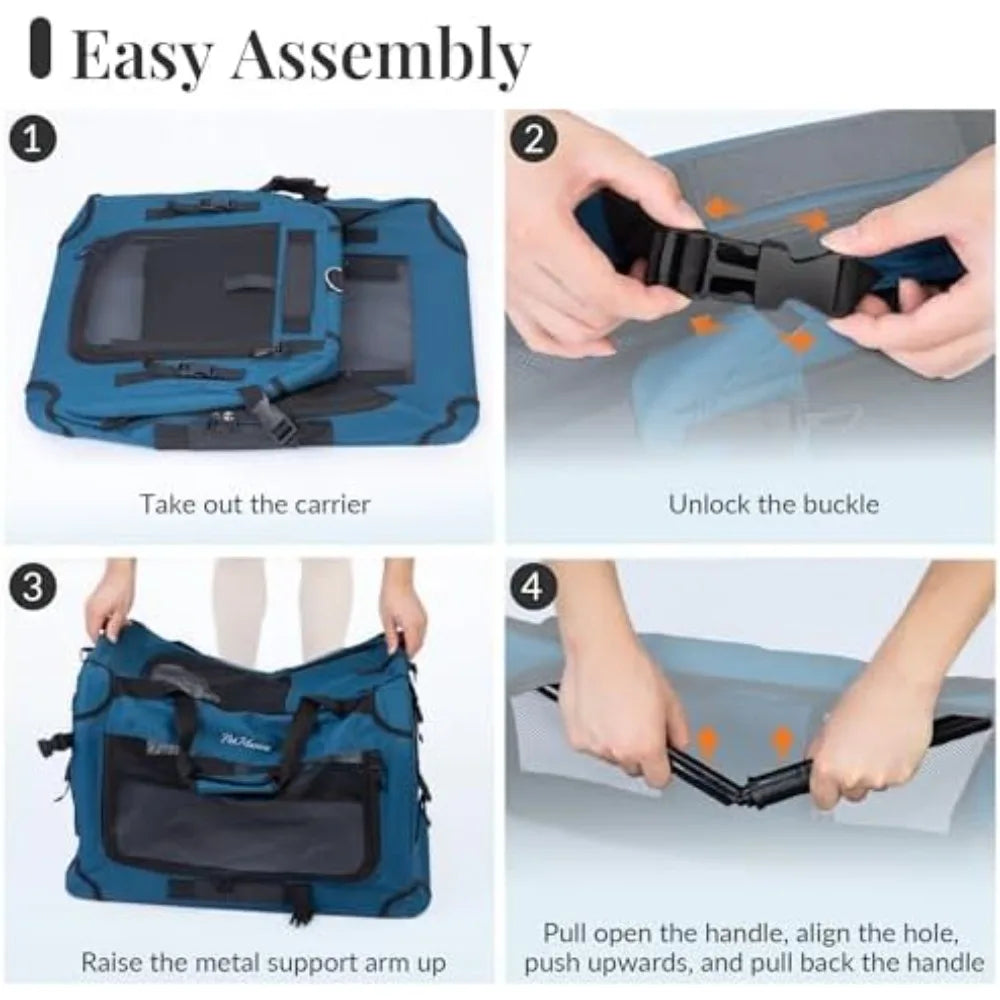 XMSJ Extra Large Cat Carrier Soft Sided Collapsible