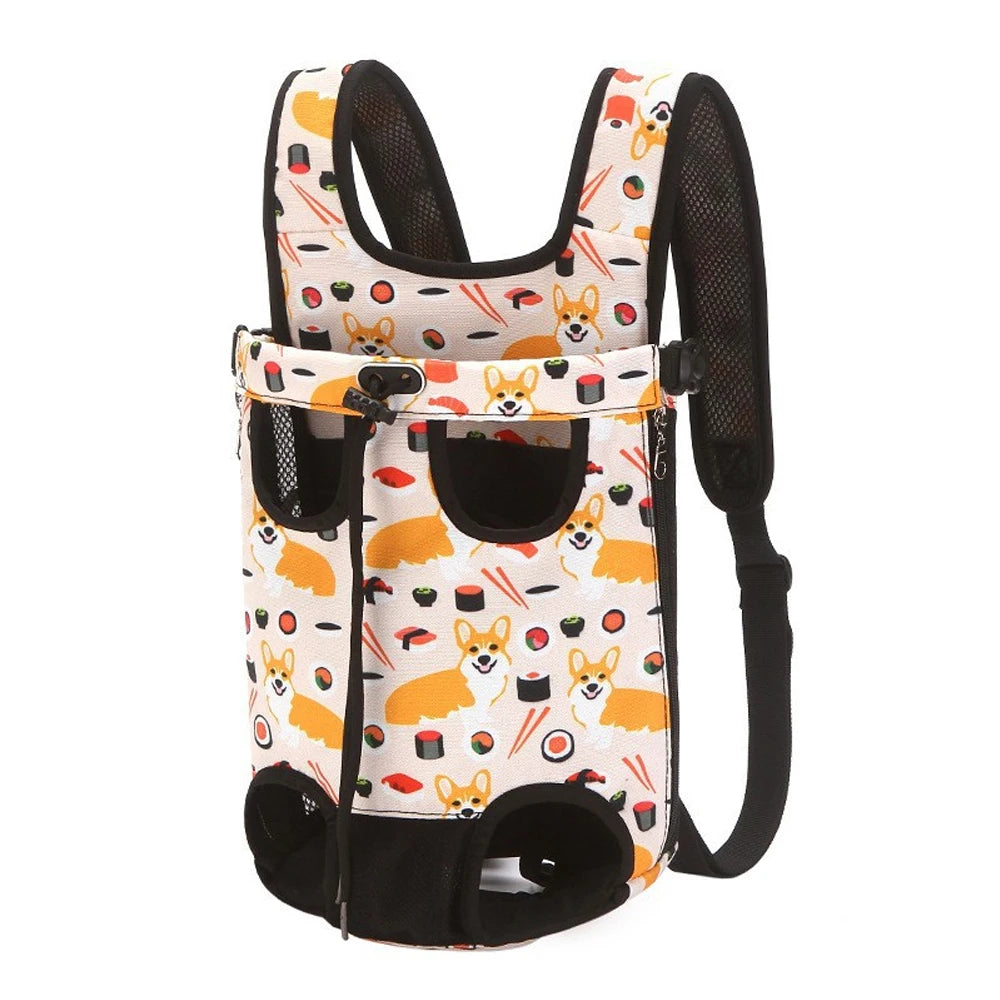 Adjustable Pet Carrier Backpack For Cats And Small Dogs