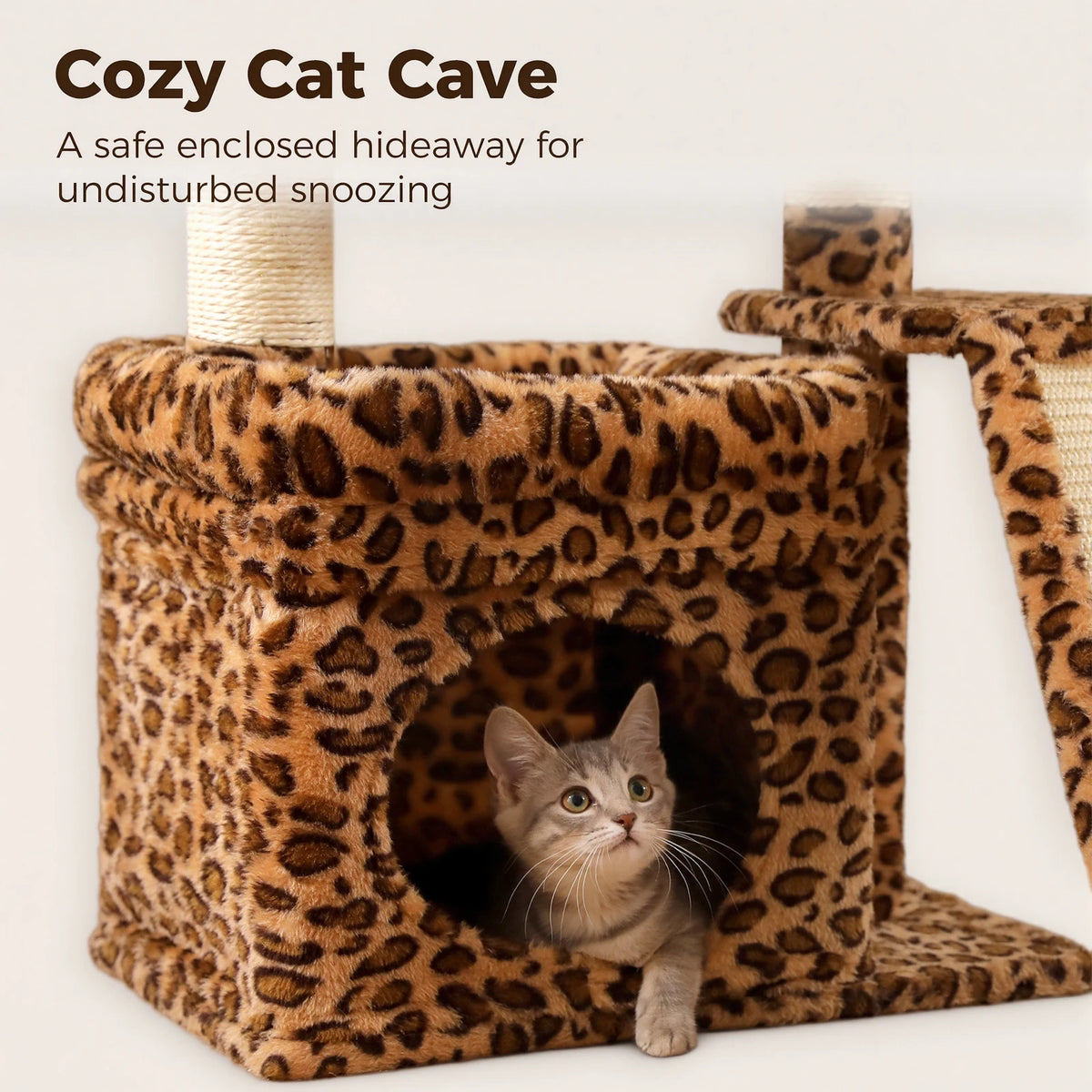 PAWZ Road Indoor Cat Tree With Sisal Scratching Post Perch