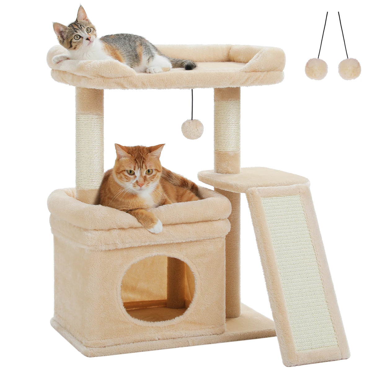 PAWZ Road Indoor Cat Tree With Sisal Scratching Post Perch