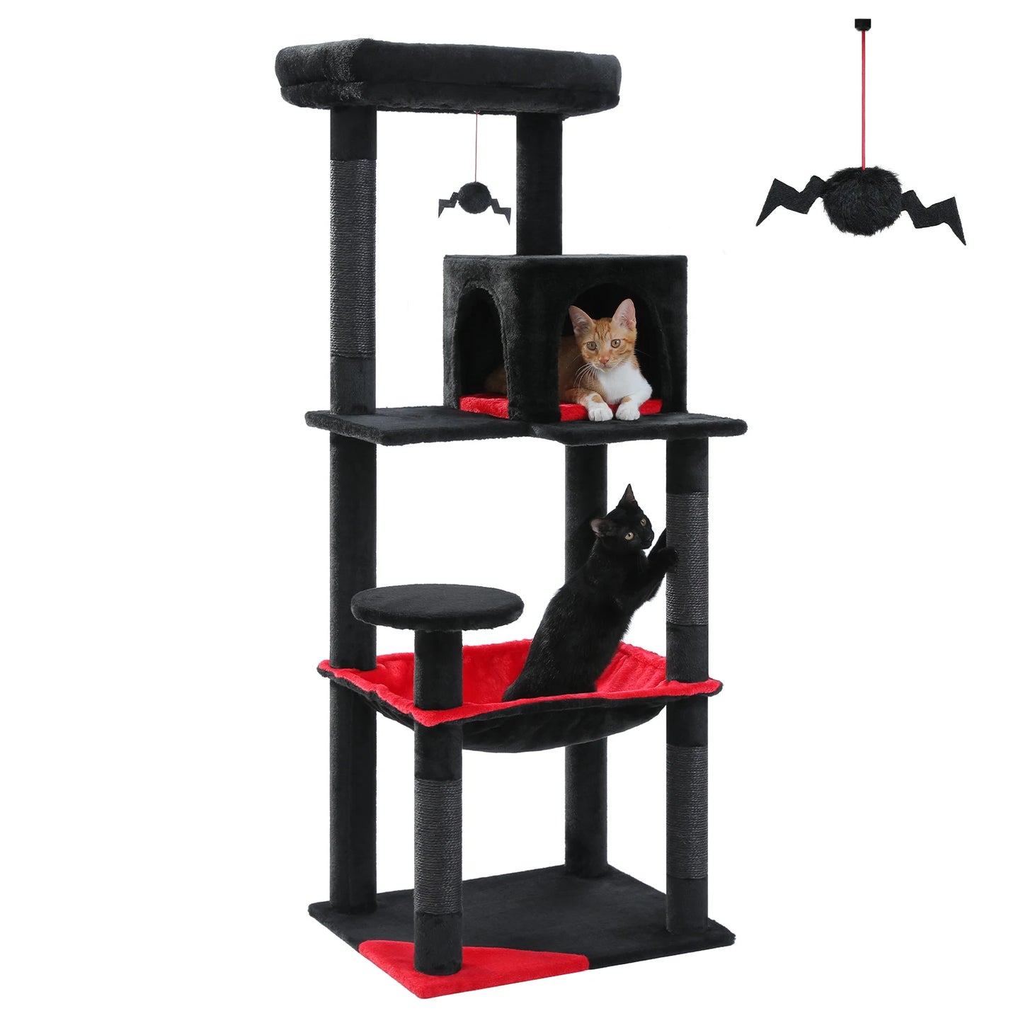 PAWZ Road Gothic Cat Tree Indoor Tall Tower Hammock