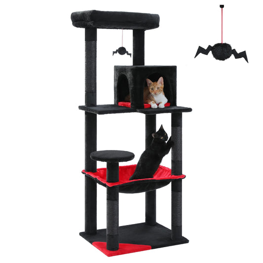 PAWZ Road Gothic Cat Tree Indoor Tall Tower Hammock