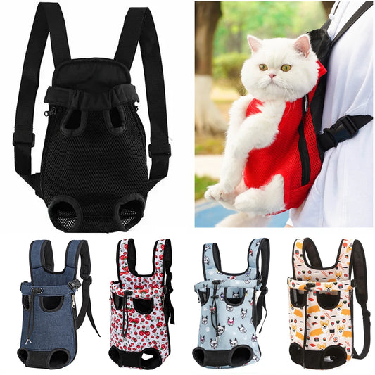 Adjustable Pet Carrier Backpack For Cats And Small Dogs