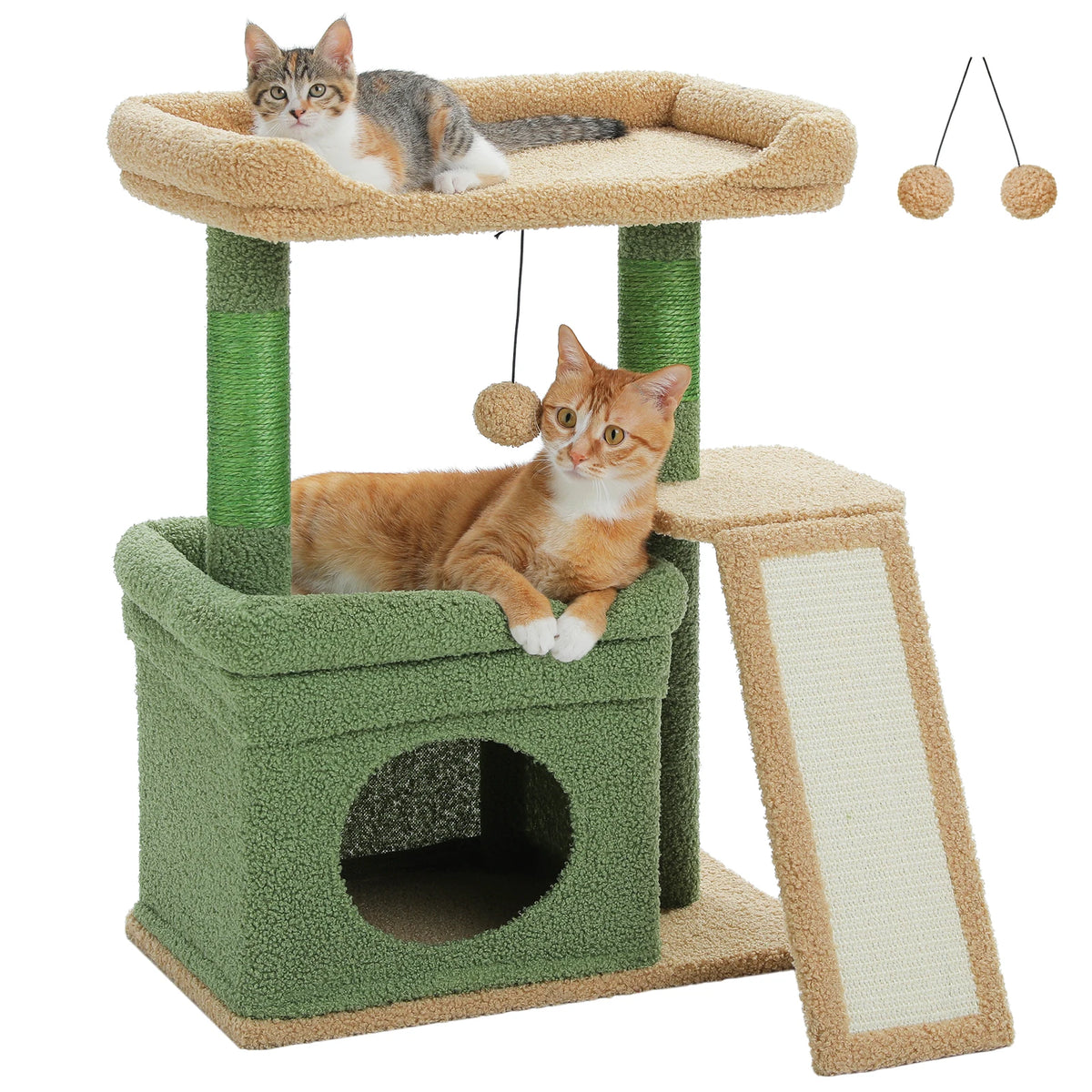 PAWZ Road Indoor Cat Tree With Sisal Scratching Post Perch