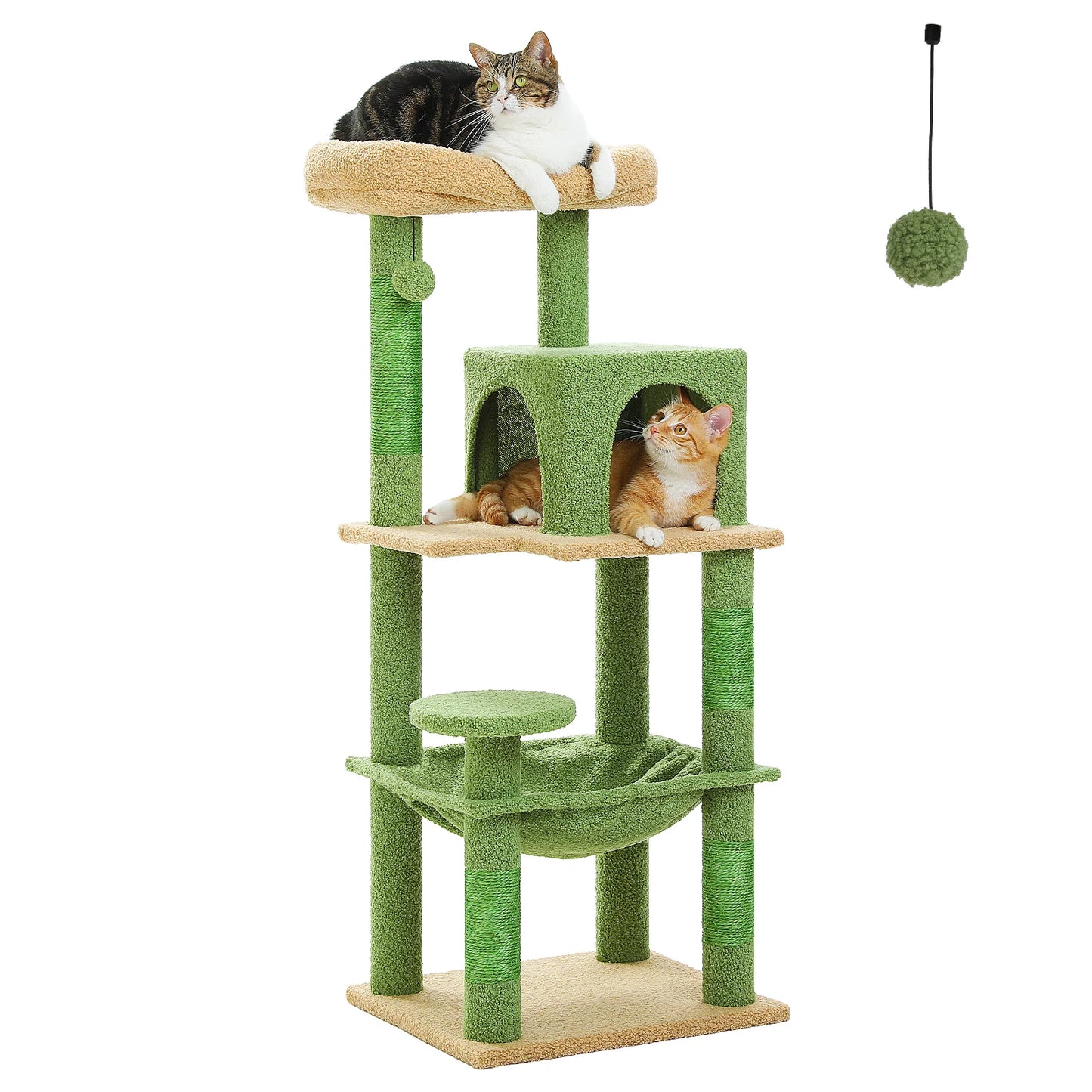 PAWZ Road Cactus Cat Tree Tower For Large Cats Perch