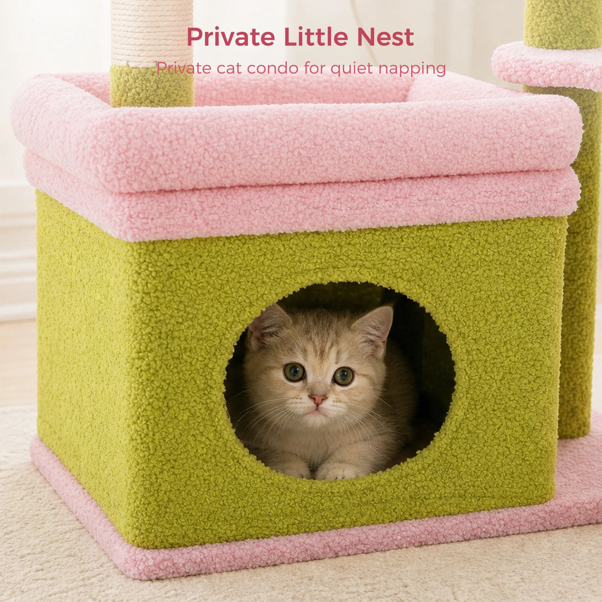 PAWZ Road Indoor Cat Tree With Sisal Scratching Post Perch