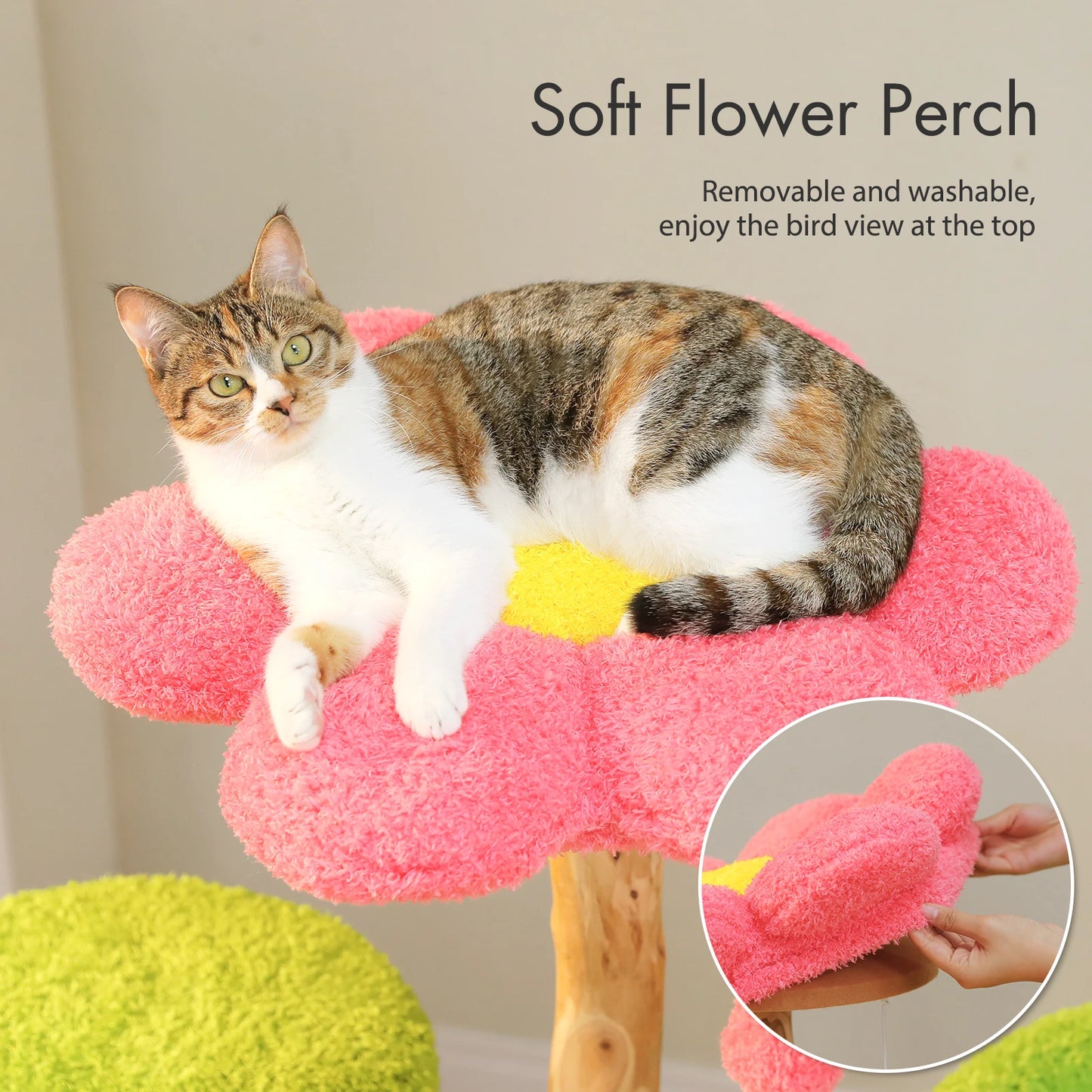 PAWZ Road Large Cat Tree With Four Condos And Scratching Post