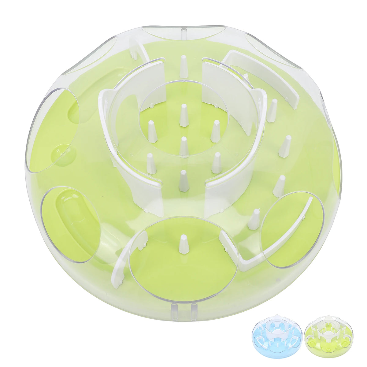 Interactive Cat Puzzle Feeder Slow Food Dispenser Toy For Cats by Annie N Poe Cattastic Supplies