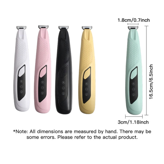 New Pet Hair Trimmer Rechargeable with Light Small Electric Clippers for Dogs And Cats Foot Hair Trimming Pet Grooming Tool
