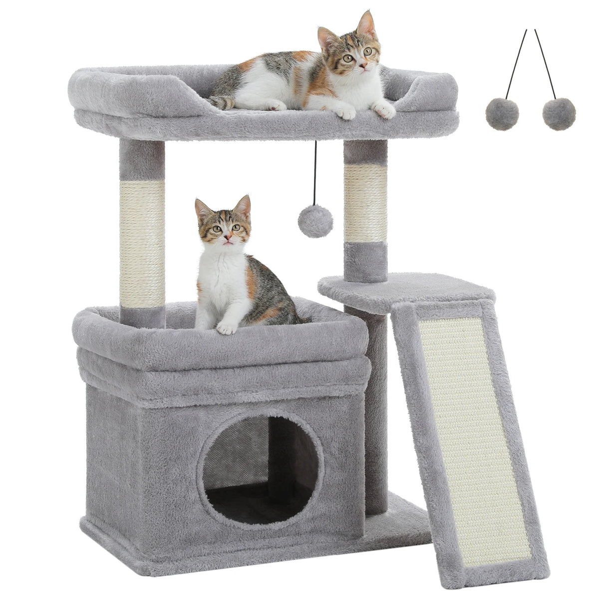PAWZ Road Indoor Cat Tree With Sisal Scratching Post Perch