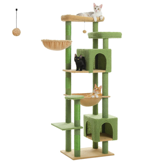 PAWZ Road Tall Cat Tree With Durable Scratching Posts