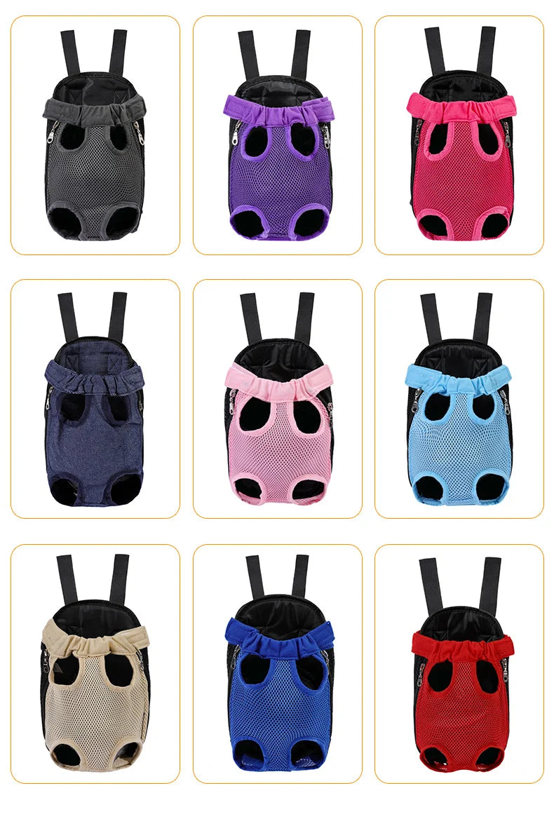Adjustable Pet Carrier Backpack For Cats And Small Dogs