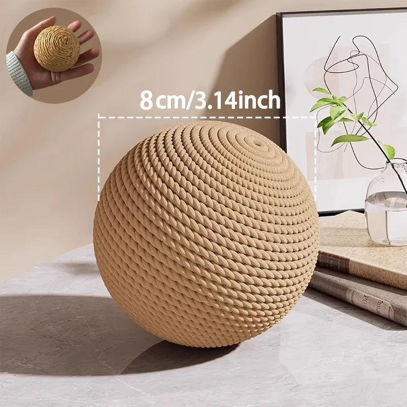 Durable Sisal Cat Ball Toy With Interactive Chew Feature