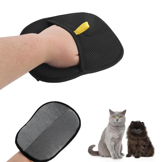 Premium Pet Deshedding Glove For Dogs Cats Rabbits Hair Removal
