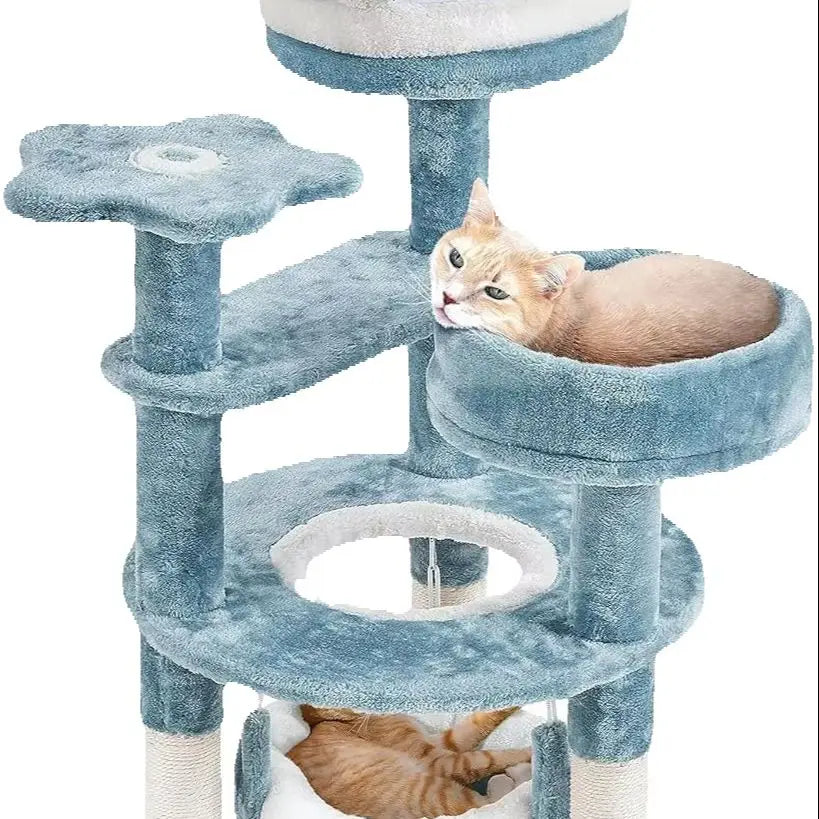Marine Coastal Design Multi Tier Cat Tower With Bed