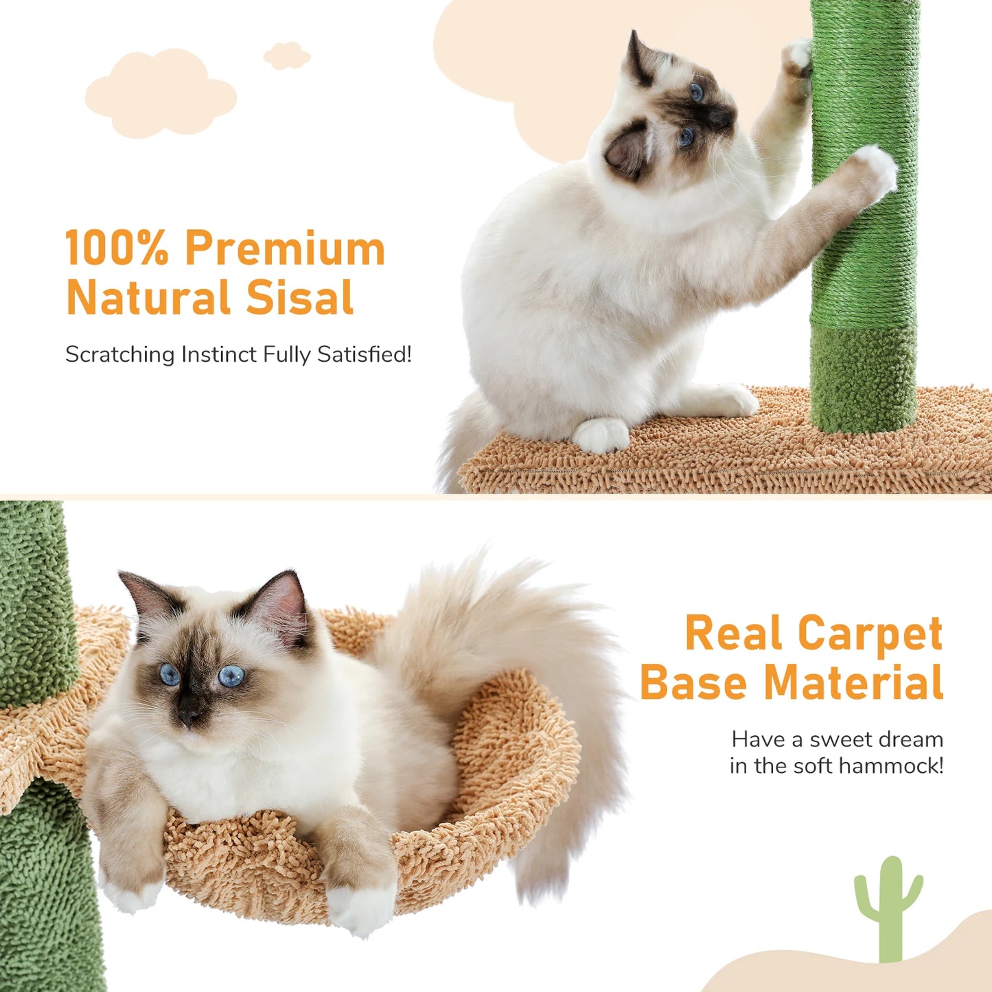 PAWZ Road Cat Tree 5-Tier Floor To Ceiling Climbing Tower