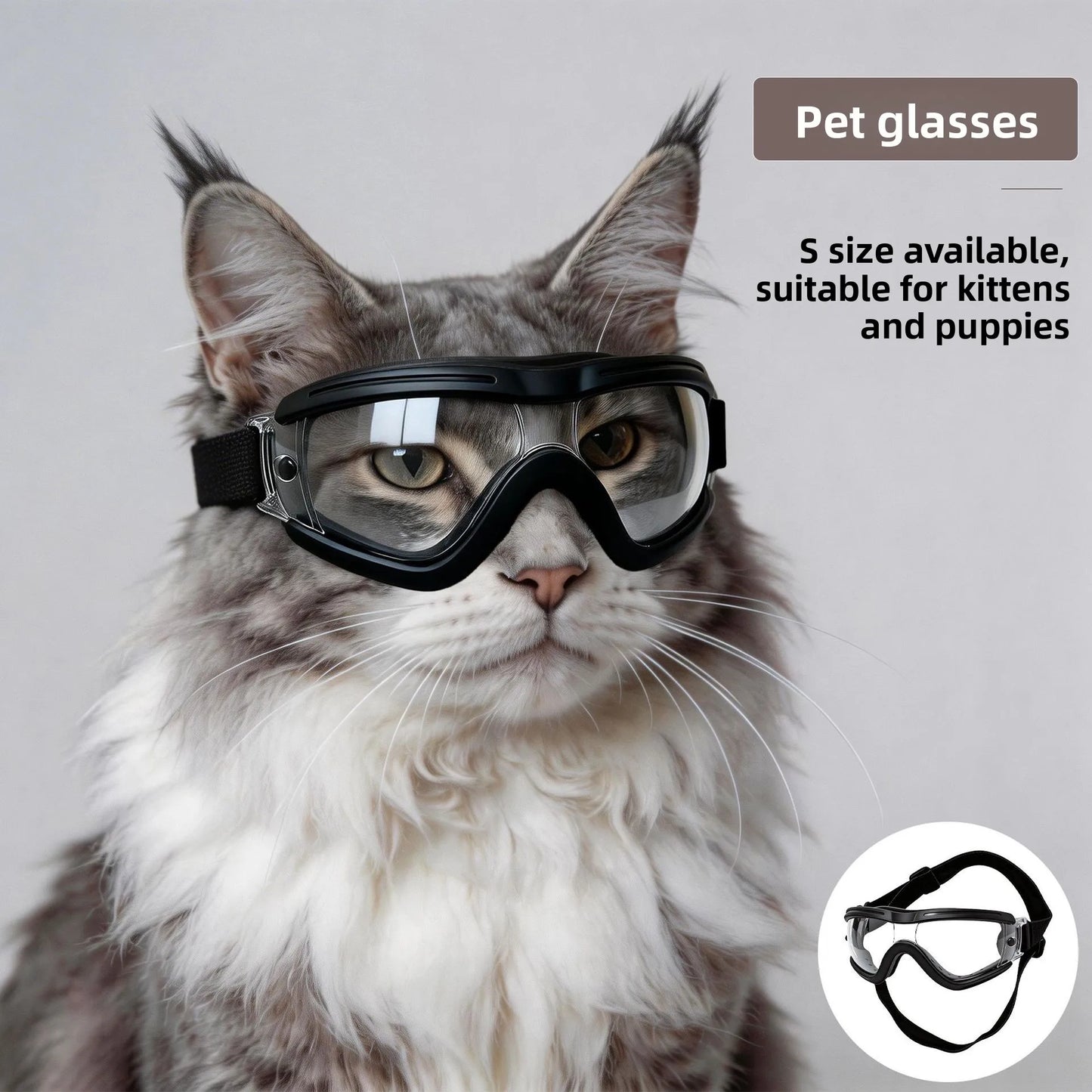 Pet Goggles For Cats And Dogs Sunglasses And Soft Carrier