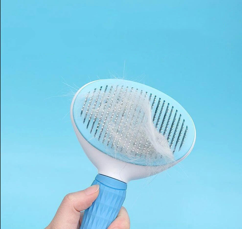 Pet Dog Hair Brush Cat Comb Stainless Steel Grooming Brush for Long Hair Dogs Cats Detangling Shedding Tool Pet Accessories