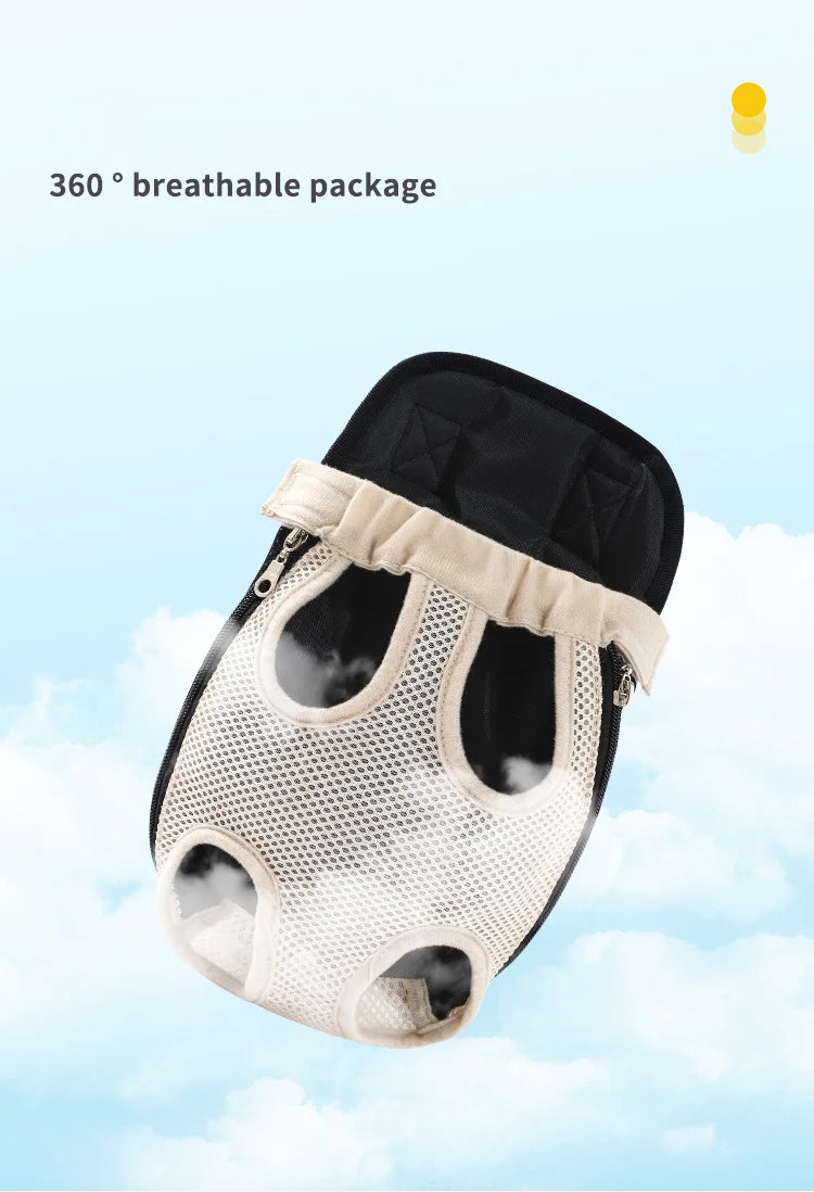 Adjustable Pet Carrier Backpack For Cats And Small Dogs