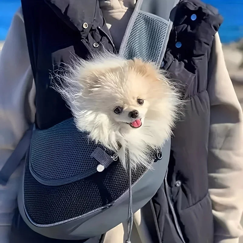 Dog Sling Carrier Breathable Mesh Backpack for Pets