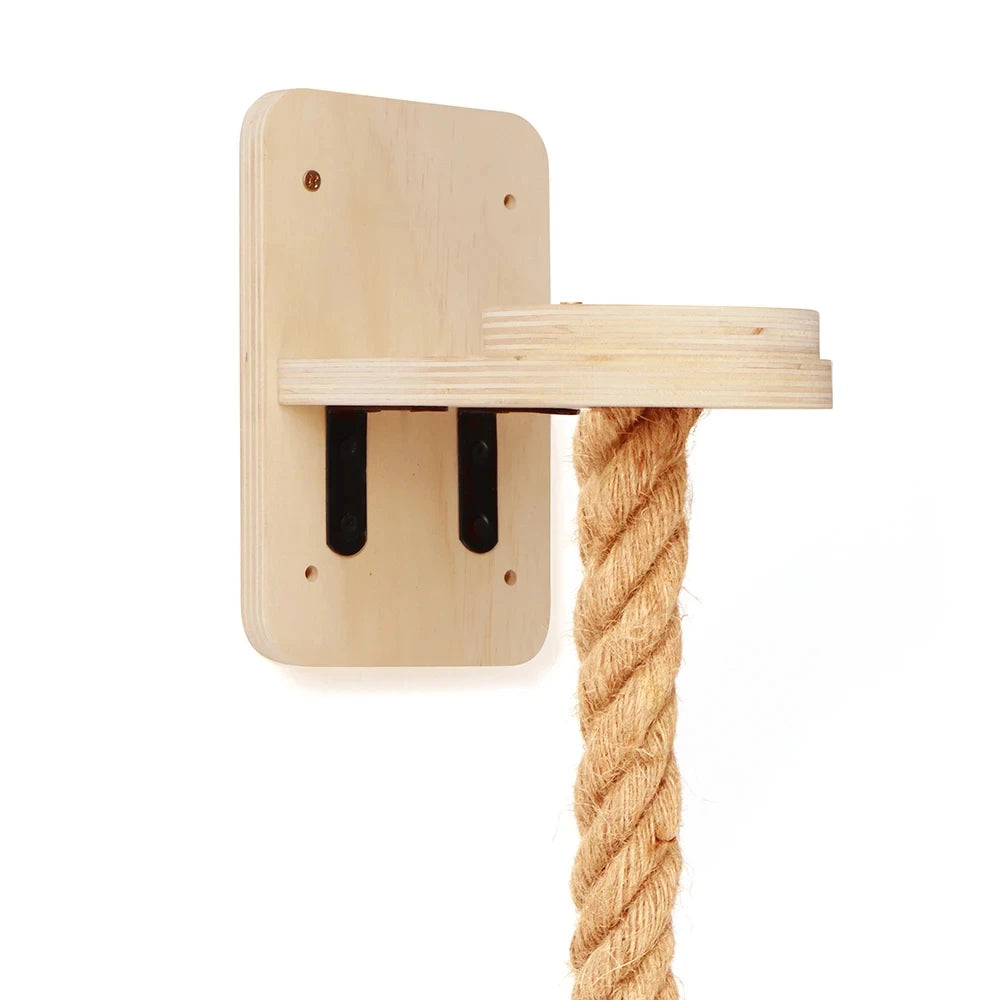 CWV Wall Mounted Cat Scratching Climbing Shelf With Sisal Rope
