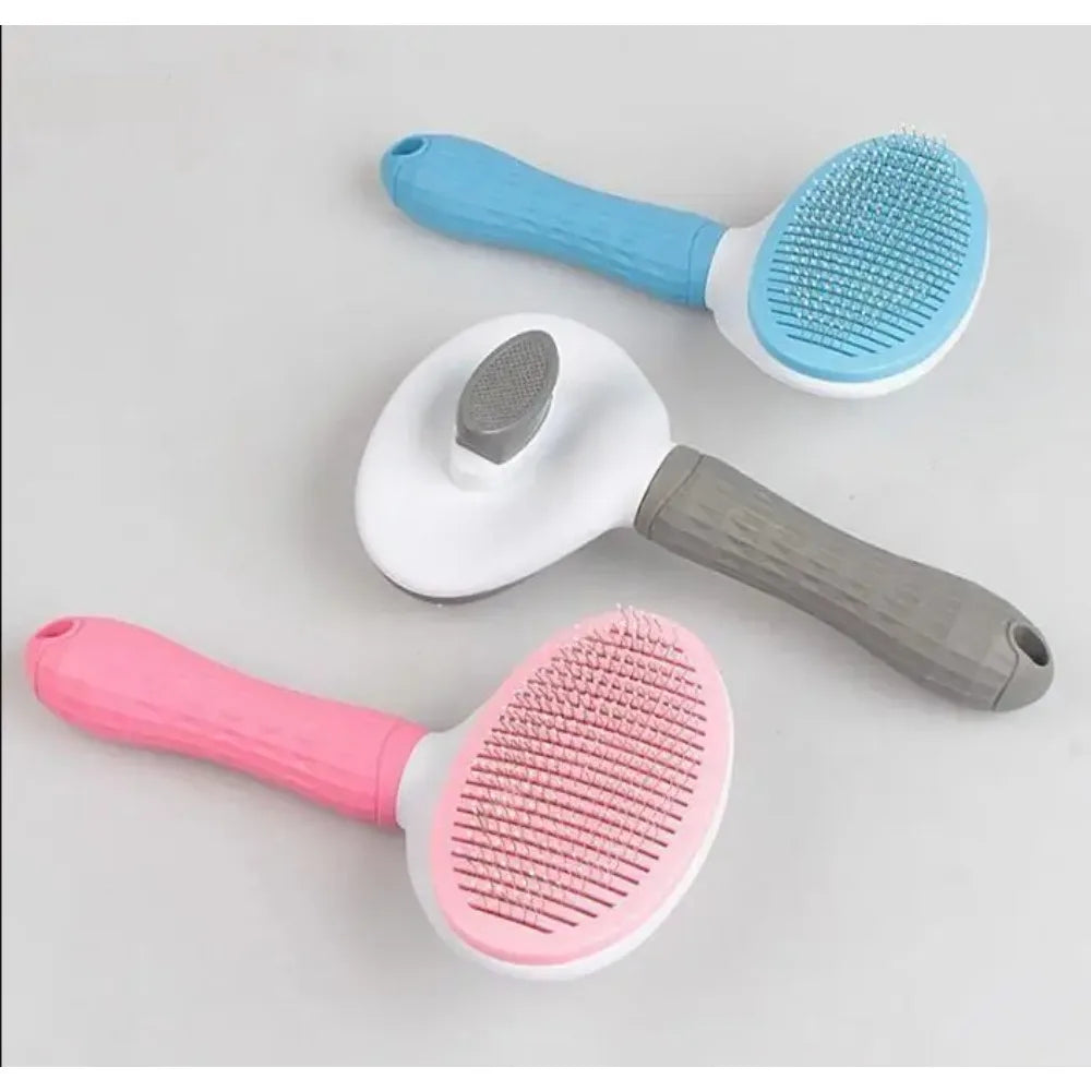 Pet Dog Hair Brush Cat Comb Stainless Steel Grooming Brush for Long Hair Dogs Cats Detangling Shedding Tool Pet Accessories
