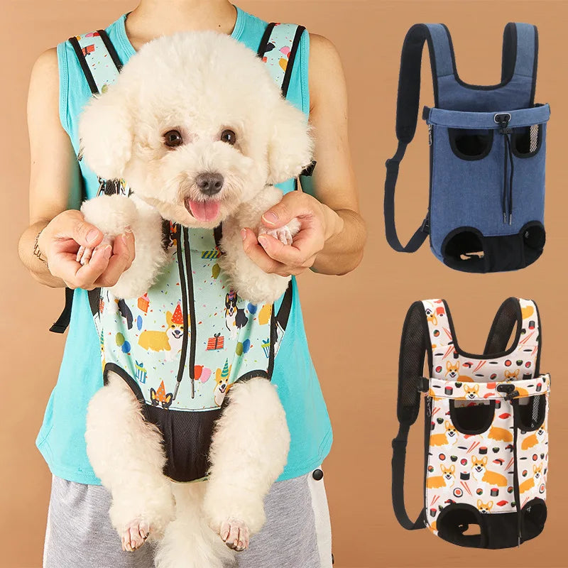 Adjustable Pet Carrier Backpack For Cats And Small Dogs