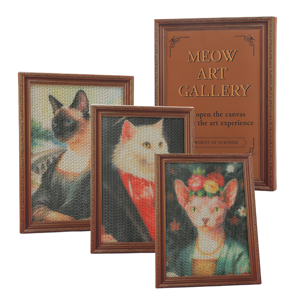 PAWZ Road 3-Pack Corrugated Cat Scratcher With Adhesive Strips