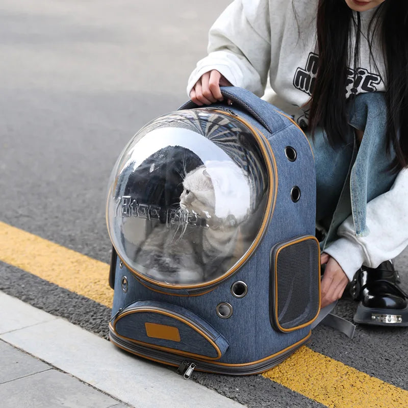 Pawledge Panoramic Bubble Cat Backpack With Wide View Dome