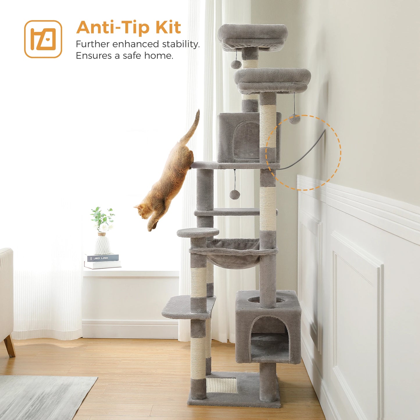 PAWZ Road Cat Tree And Tower With Indoor Scratching Posts