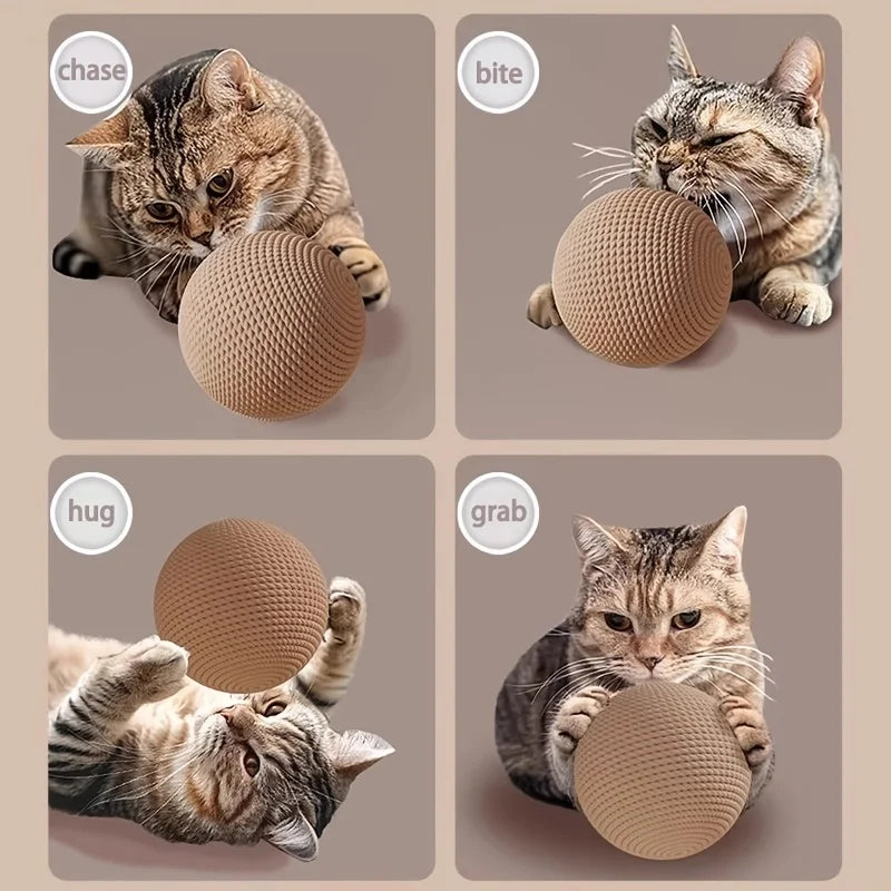 Durable Sisal Cat Ball Toy With Interactive Chew Feature